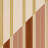 Double Face Stripes fabric in terracotta lime color - pattern number 86880 - by Schumacher in the Atelier Paris collection