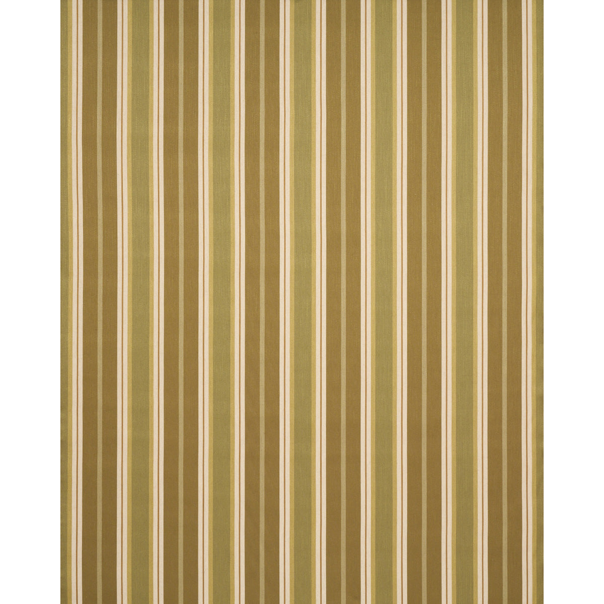 Double Face Stripes fabric in chartreuse color - pattern number 86881 - by Schumacher in the Atelier Paris collection