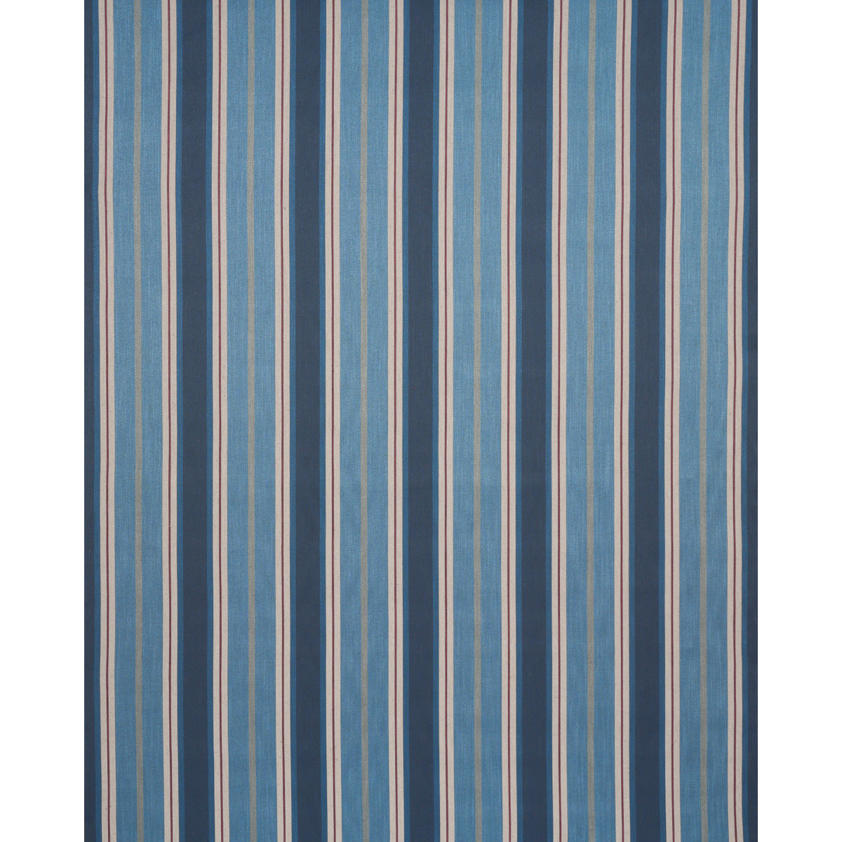 Double Face Stripes fabric in denim rosé color - pattern number 86882 - by Schumacher in the Atelier Paris collection