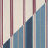Double Face Stripes fabric in denim rosé color - pattern number 86882 - by Schumacher in the Atelier Paris collection