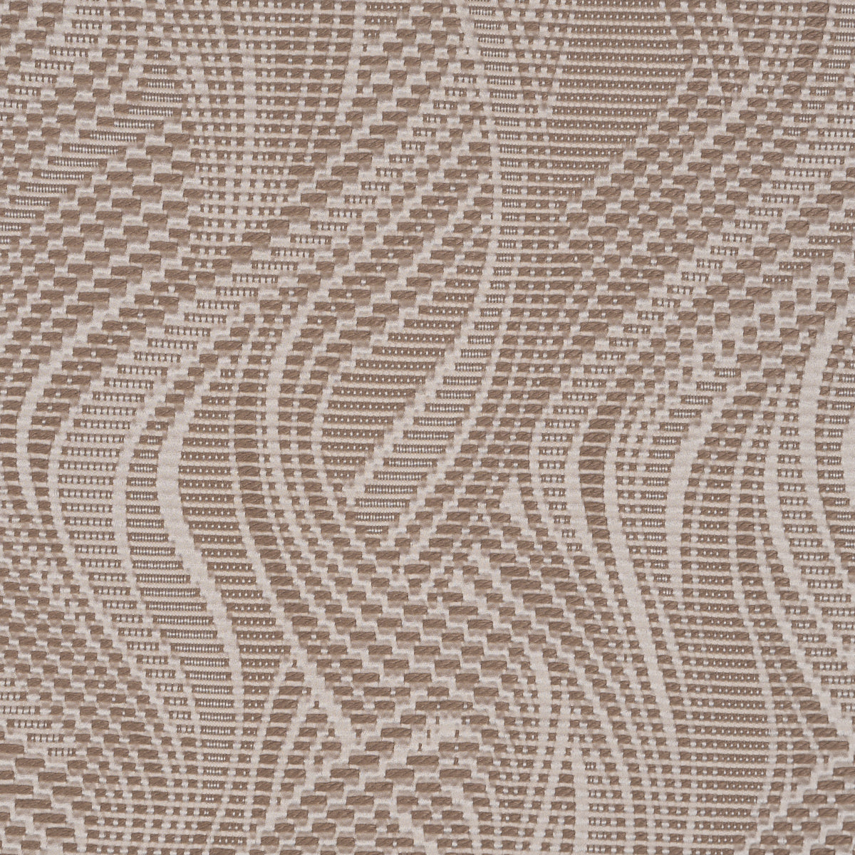 Quilted Waves Indoor/Outdoor fabric in metallic brown color - pattern number 86890 - by Schumacher in the Atelier Paris collection