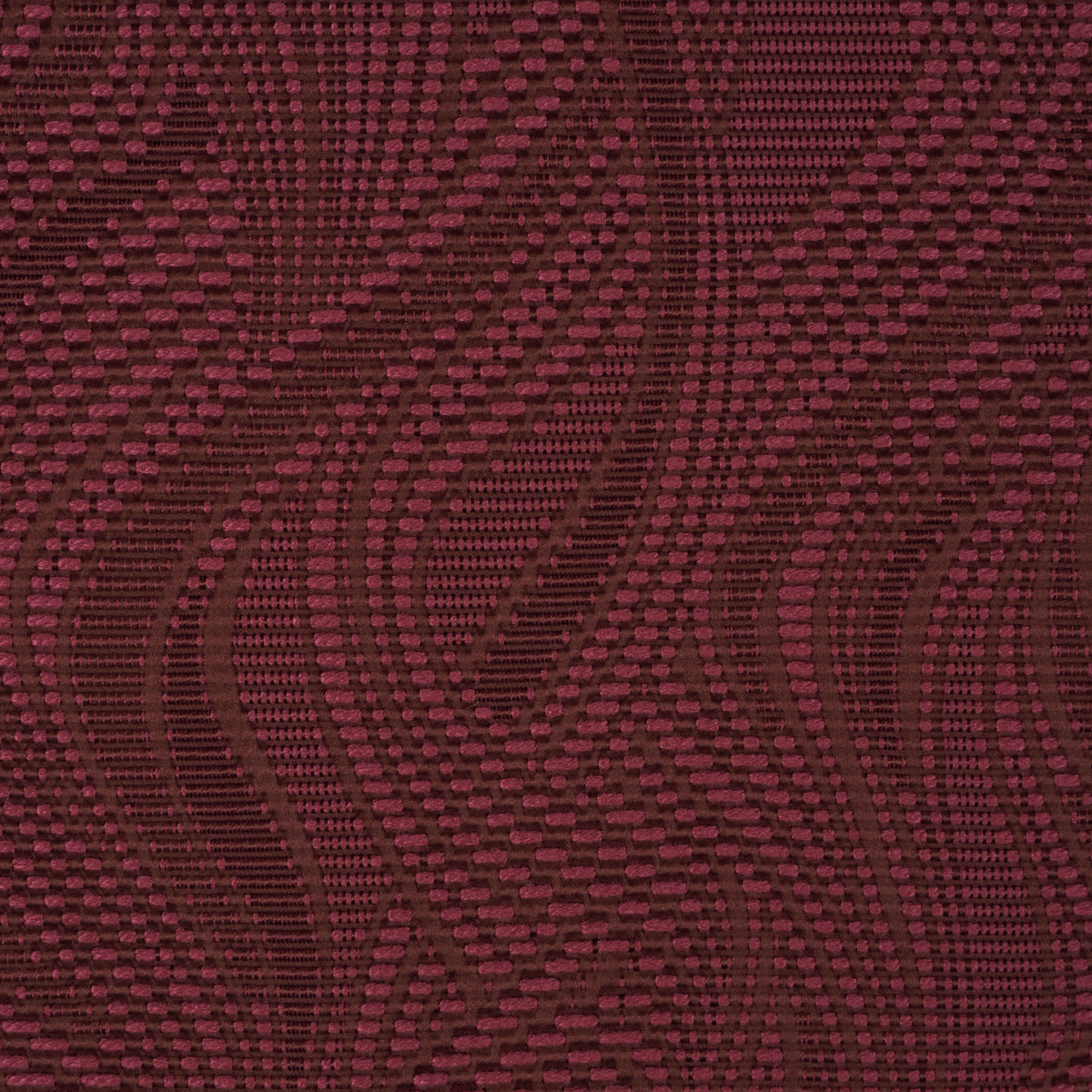Quilted Waves Indoor/Outdoor fabric in merlot color - pattern number 86891 - by Schumacher in the Atelier Paris collection