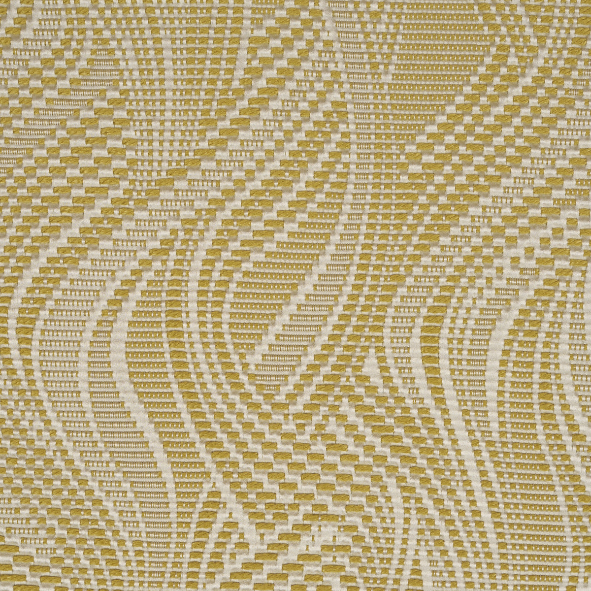 Quilted Waves Indoor/Outdoor fabric in chartreuse color - pattern number 86892 - by Schumacher in the Atelier Paris collection