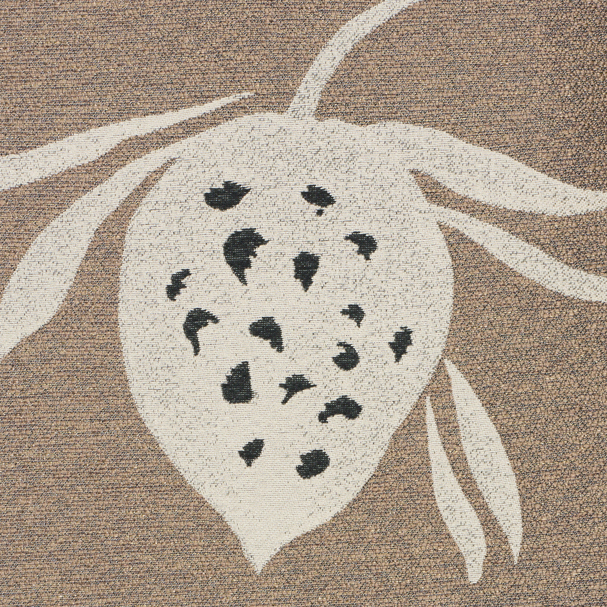 High Line fabric in metallic brown color - pattern number 86900 - by Schumacher in the Atelier Paris collection
