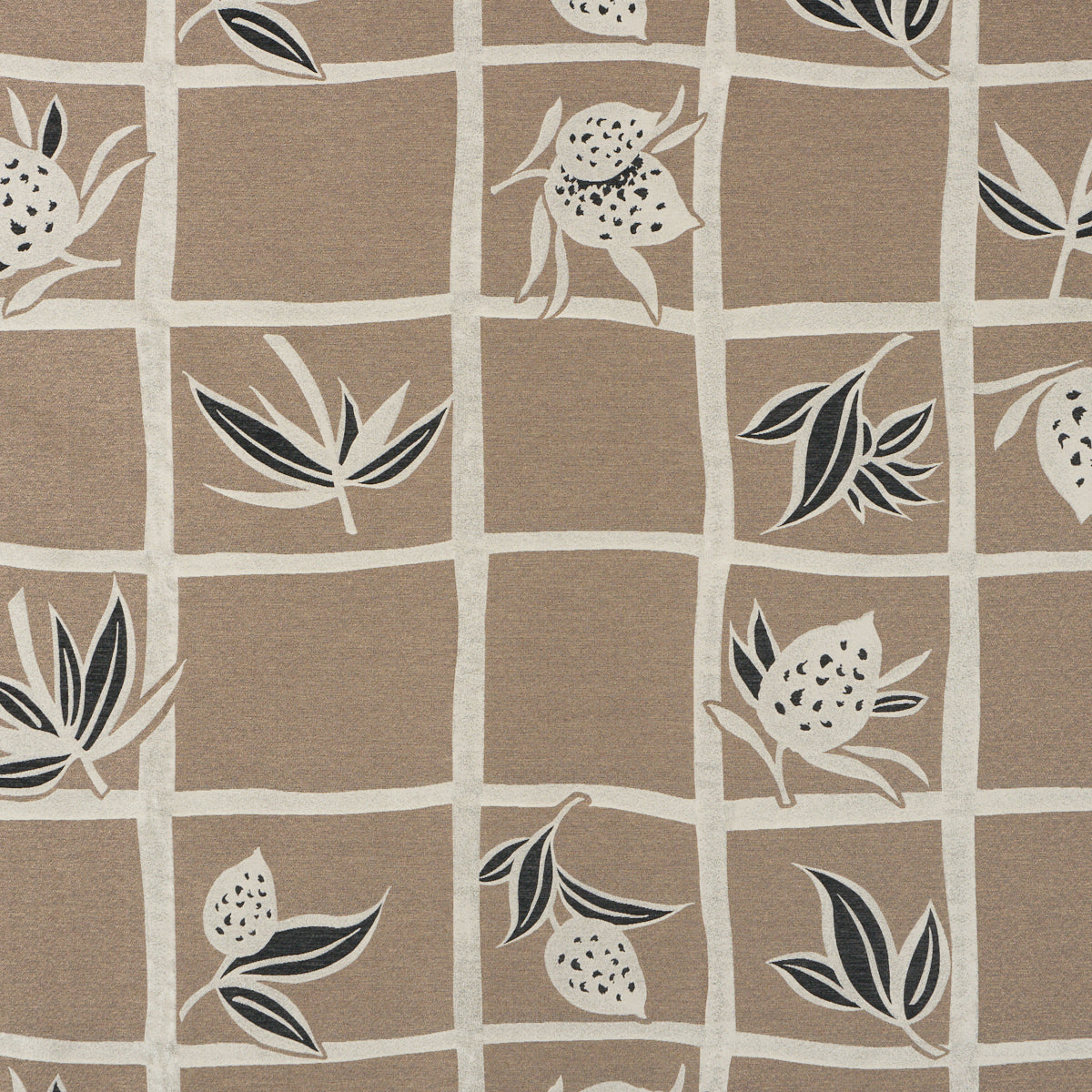 High Line fabric in metallic brown color - pattern number 86900 - by Schumacher in the Atelier Paris collection