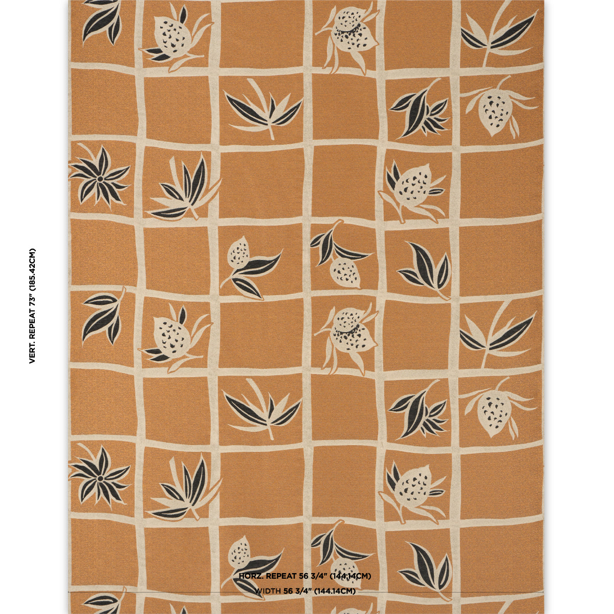 High Line fabric in cuivre color - pattern number 86902 - by Schumacher in the Atelier Paris collection