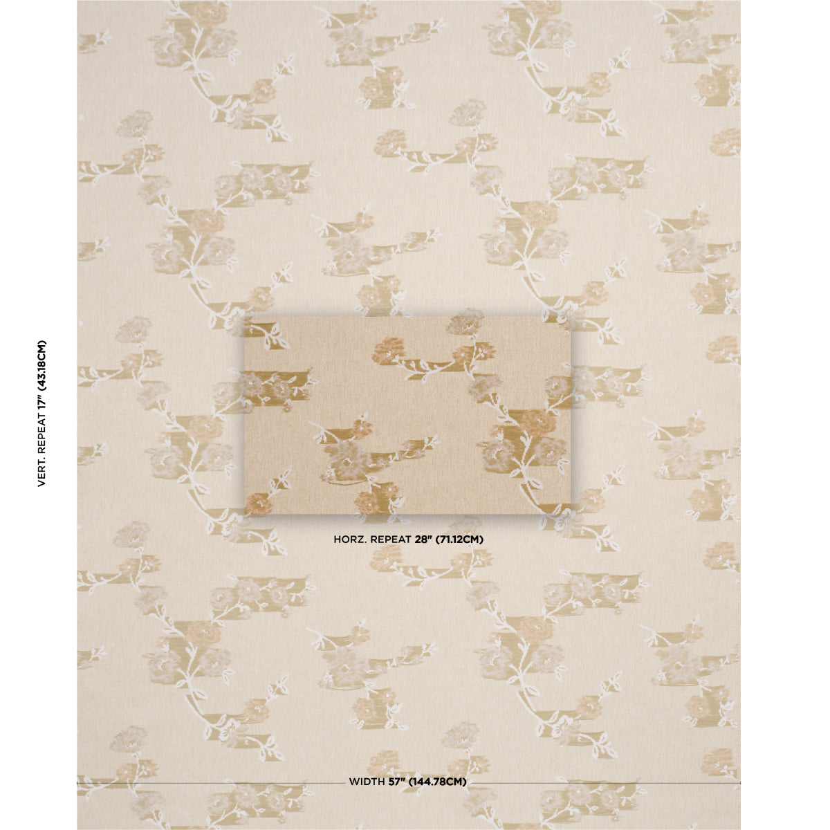 Trace Of Connection fabric in blush color - pattern number 86921 - by Schumacher in the Atelier Paris collection