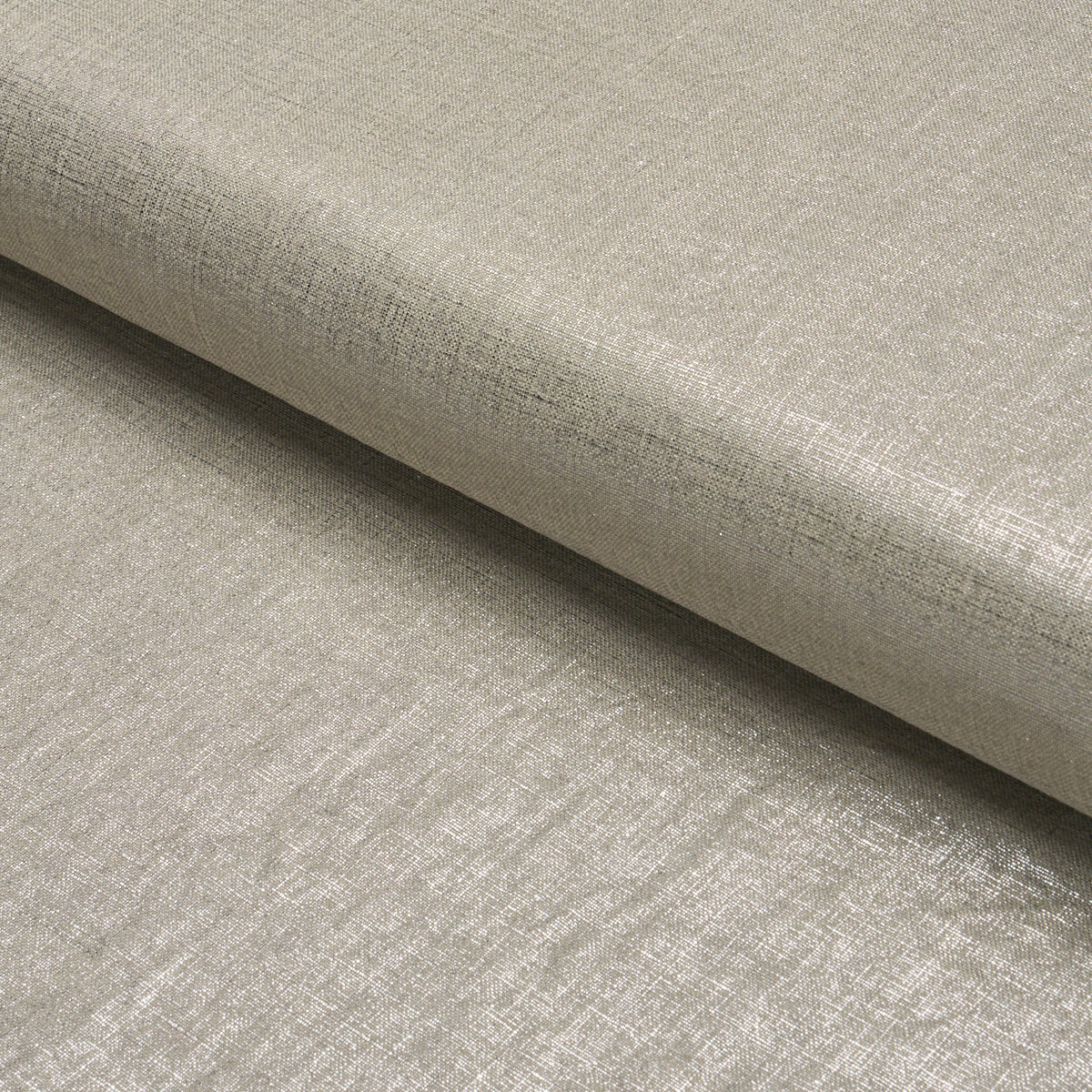 Midnight Glow fabric in lustrous metal color - pattern number 86981 - by Schumacher in the Atelier Paris collection