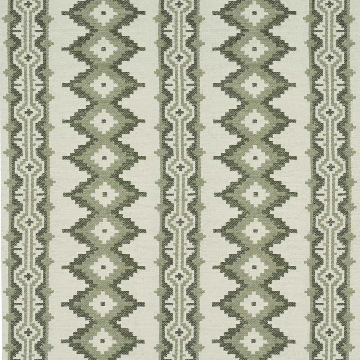 Pathway fabric in green color - pattern number 87000 - by Schumacher in the Kevin Aspaas collection