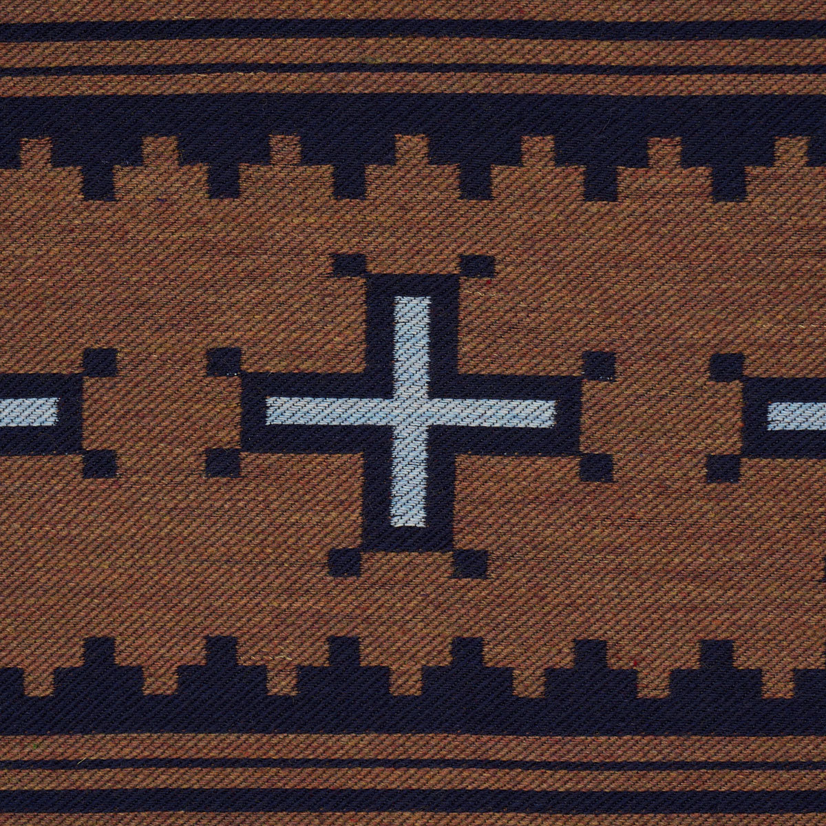Born For Water fabric in terracotta color - pattern number 87010 - by Schumacher in the Kevin Aspaas collection