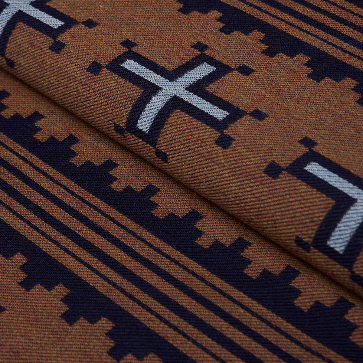 Born For Water fabric in terracotta color - pattern number 87010 - by Schumacher in the Kevin Aspaas collection