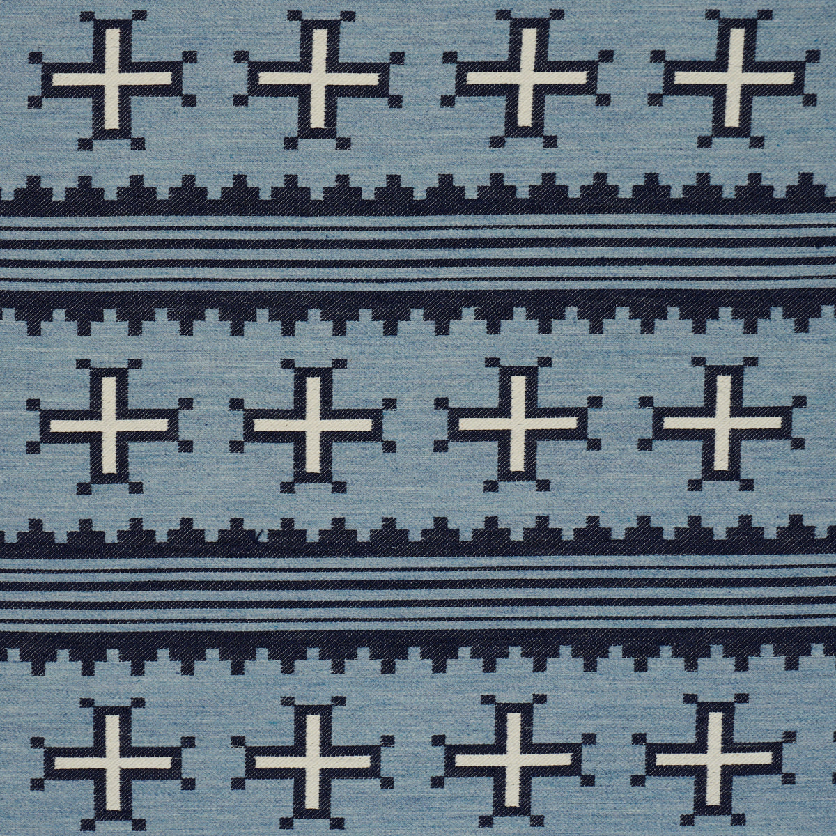 Born For Water fabric in sky color - pattern number 87011 - by Schumacher in the Kevin Aspaas collection