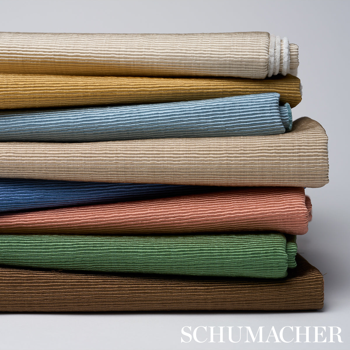 Eisenhower Faille fabric in blue color - pattern number 87073 - by Schumacher in the Mark D. Sikes collection