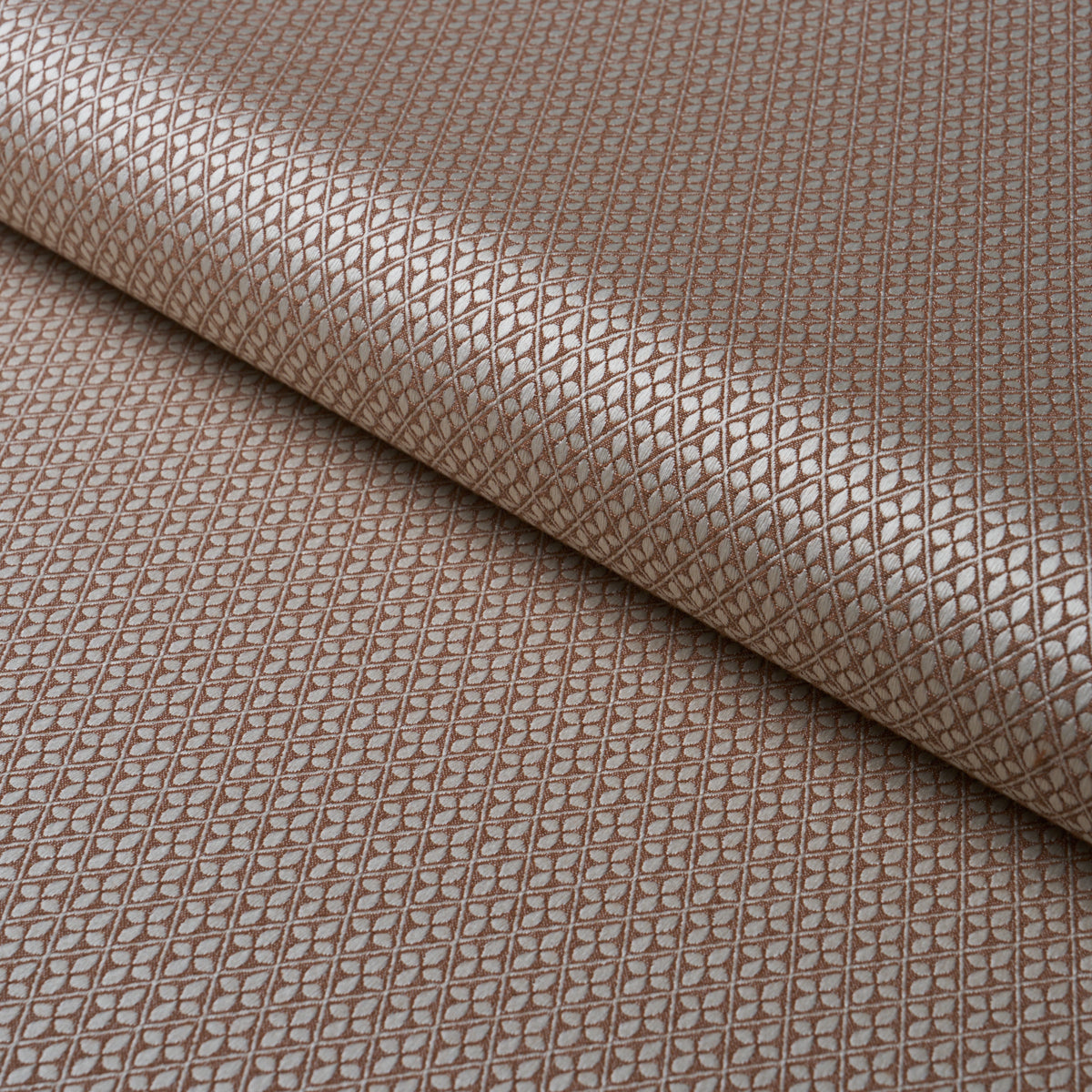 Adams Damask fabric in brown color - pattern number 87082 - by Schumacher in the Mark D. Sikes collection