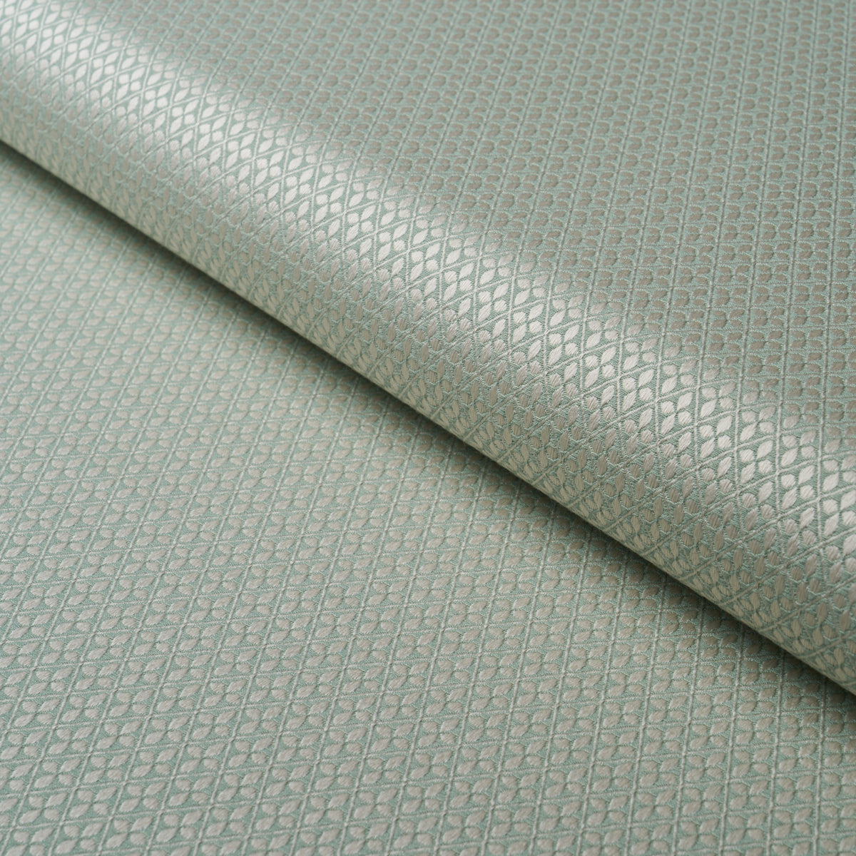 Adams Damask fabric in green color - pattern number 87084 - by Schumacher in the Mark D. Sikes collection