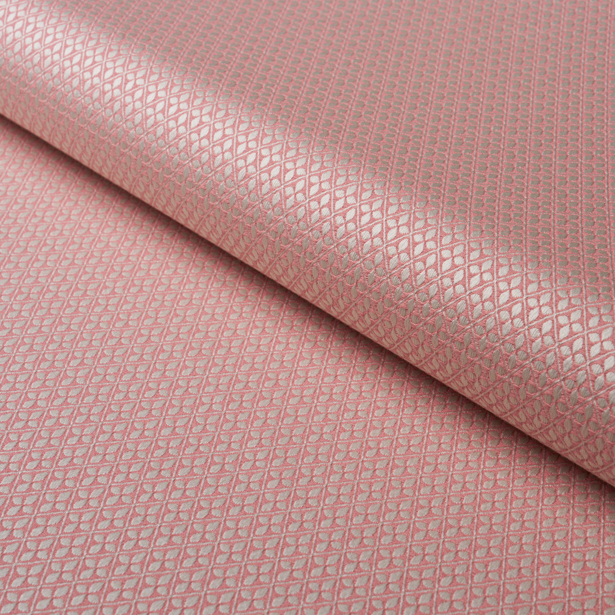 Adams Damask fabric in pink color - pattern number 87085 - by Schumacher in the Mark D. Sikes collection