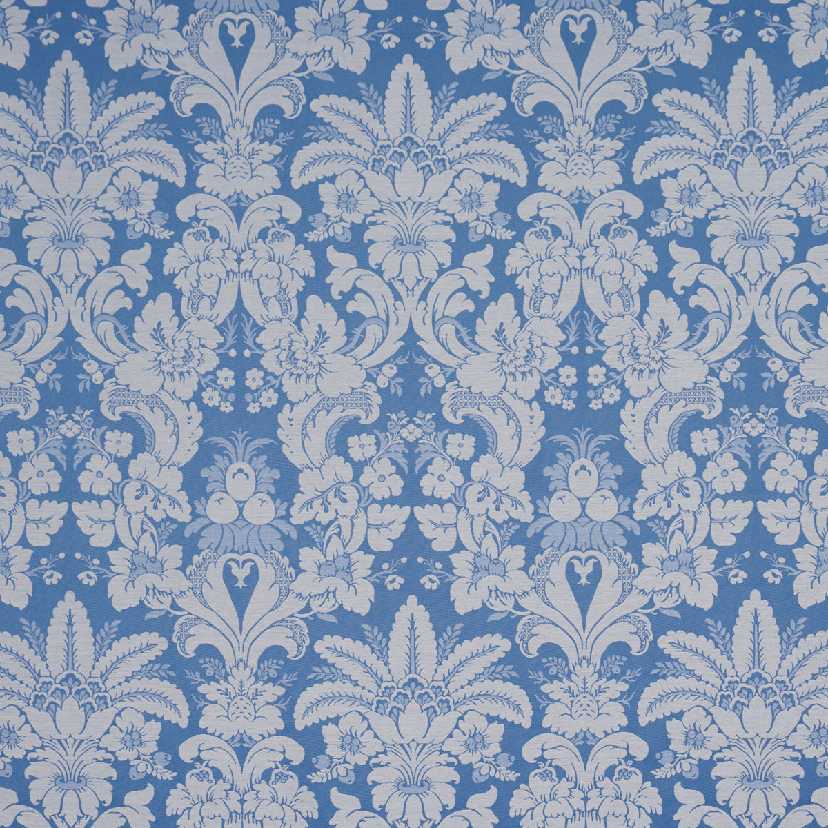 Kennedy Damask fabric in cobalt color - pattern number 87093 - by Schumacher in the Mark D. Sikes collection