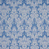 Kennedy Damask fabric in cobalt color - pattern number 87093 - by Schumacher in the Mark D. Sikes collection