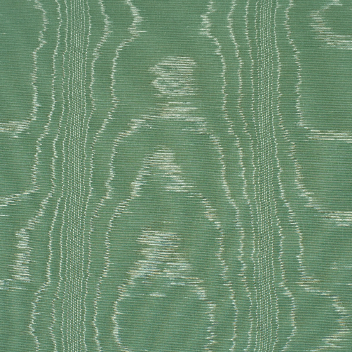 Washington Moiré fabric in green color - pattern number 87101 - by Schumacher in the Mark D. Sikes collection