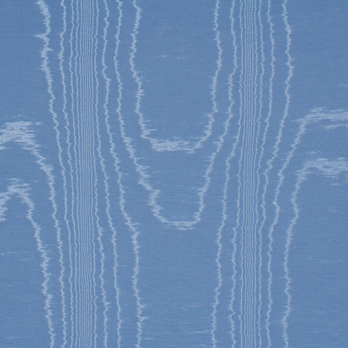 Washington Moiré fabric in cobalt color - pattern number 87102 - by Schumacher in the Mark D. Sikes collection