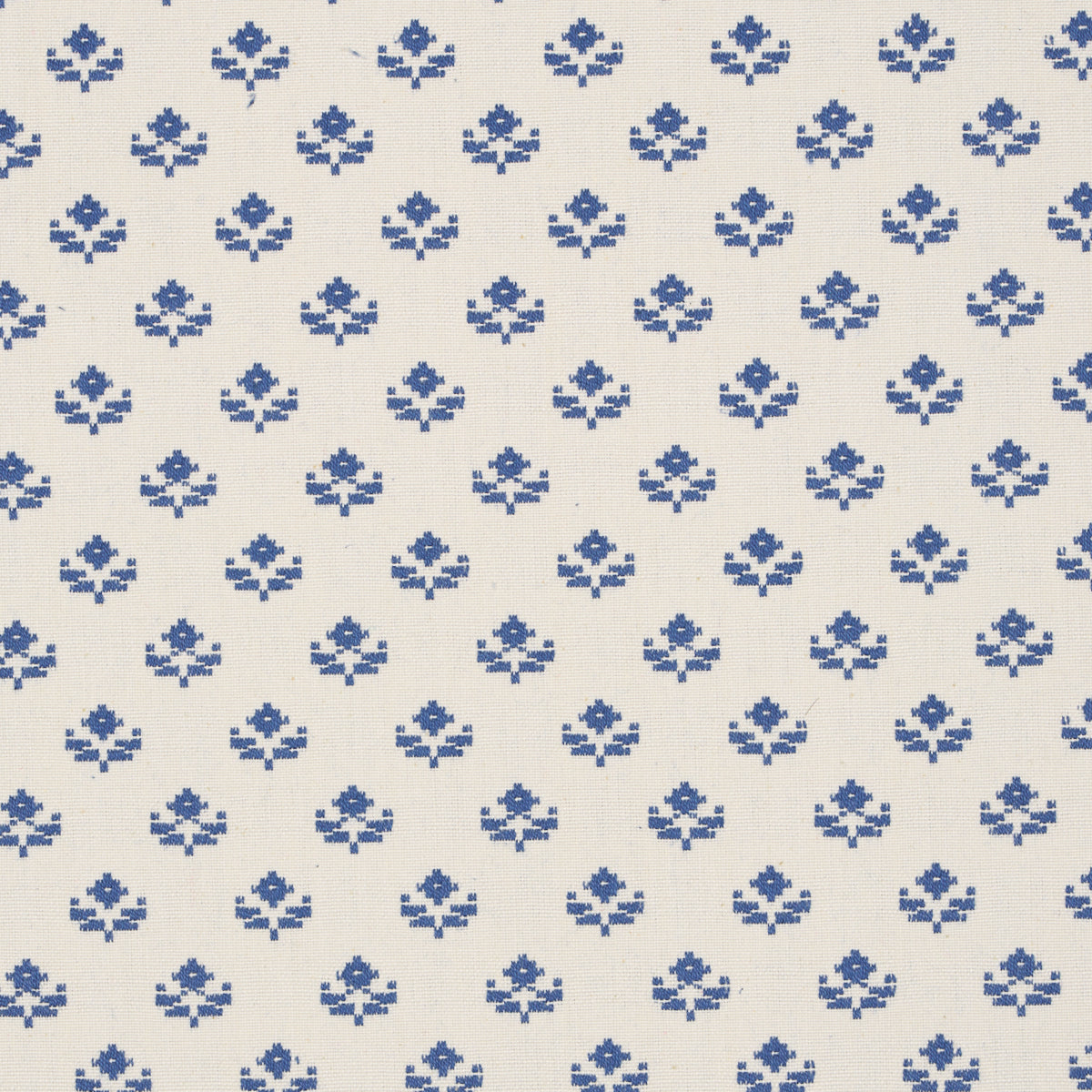 Robyn fabric in Indigo color - pattern number 87110 - by Schumacher in the Woven Essentials collection