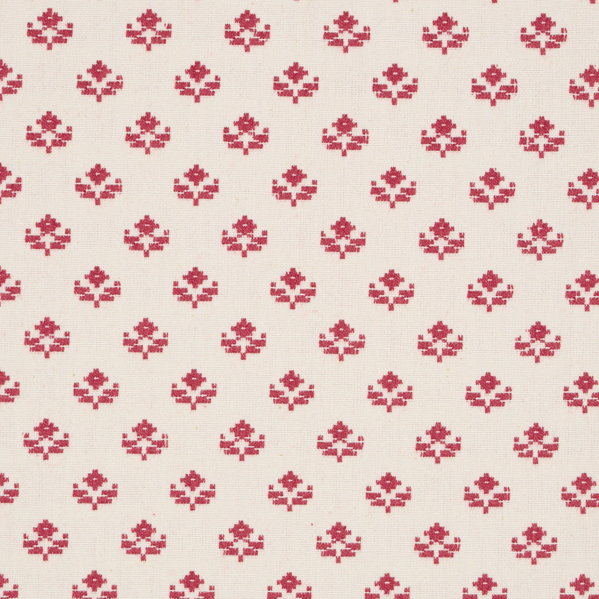 Robyn fabric in Red color - pattern number 87112 - by Schumacher in the Woven Essentials collection