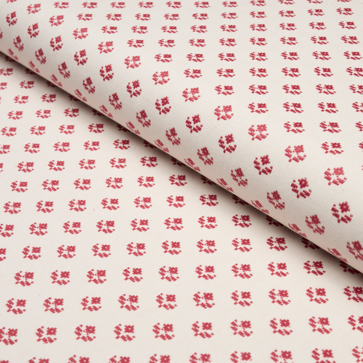 Robyn fabric in Red color - pattern number 87112 - by Schumacher in the Woven Essentials collection