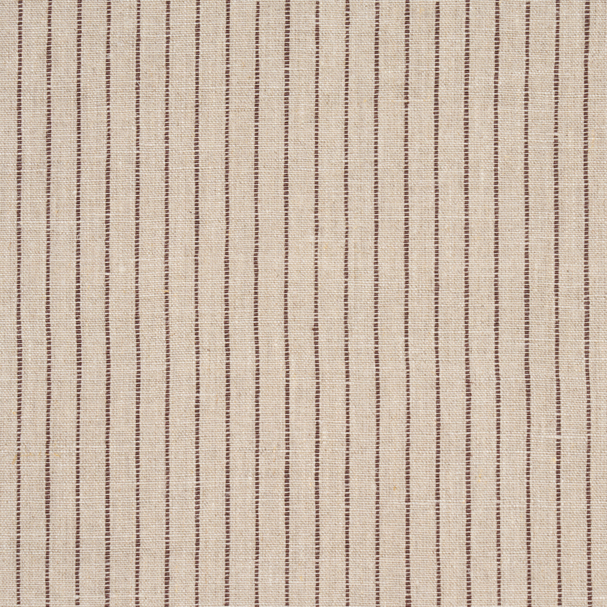 Theo Stripe fabric in Brown color - pattern number 87122 - by Schumacher in the Woven Essentials collection