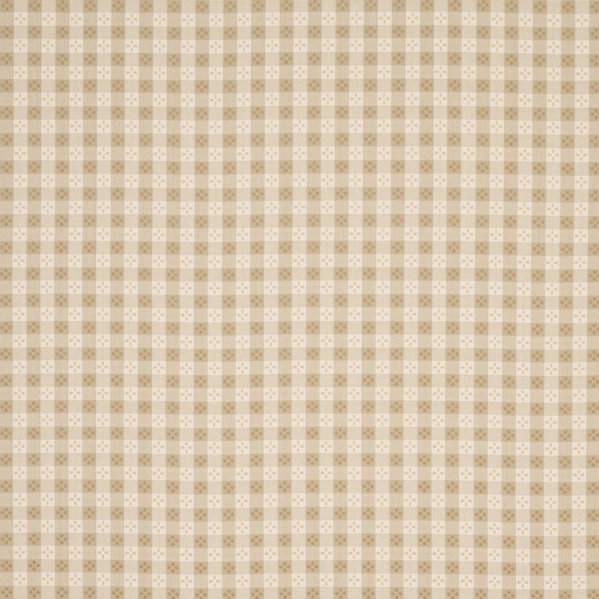 Kit Plaid fabric in Neutral color - pattern number 87130 - by Schumacher in the Woven Essentials collection