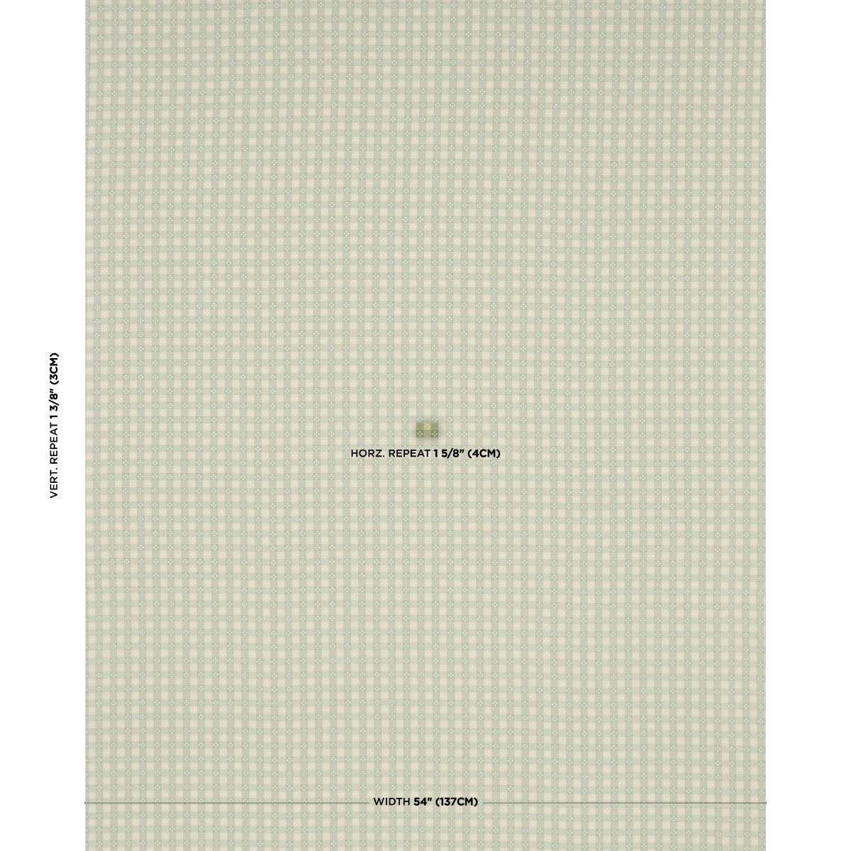 Kit Plaid fabric in Green color - pattern number 87131 - by Schumacher in the Woven Essentials collection