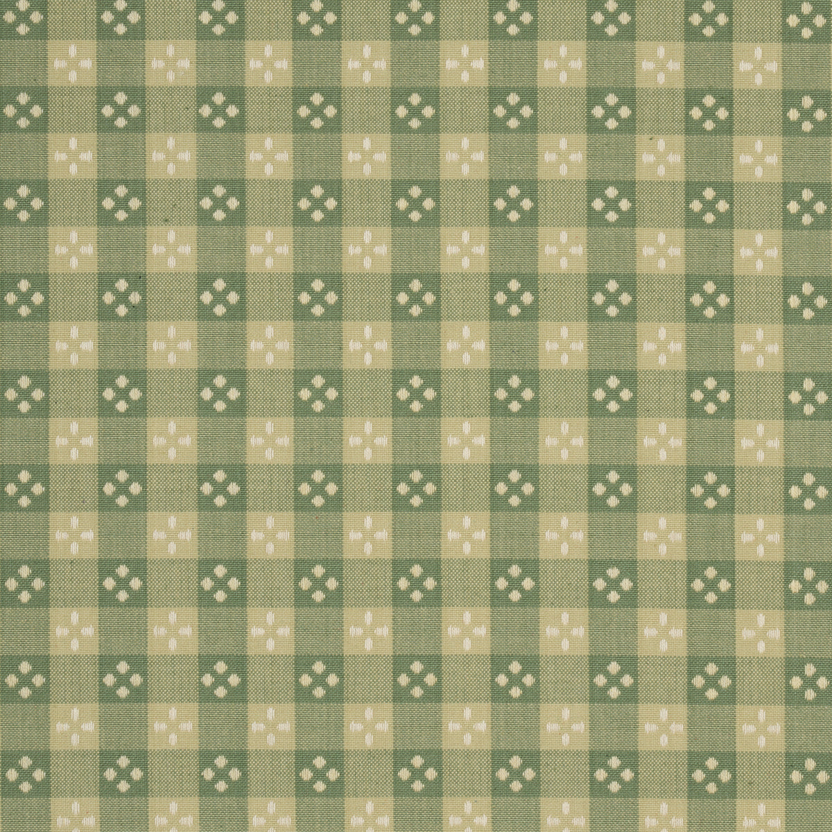 Kit Plaid fabric in Green color - pattern number 87131 - by Schumacher in the Woven Essentials collection