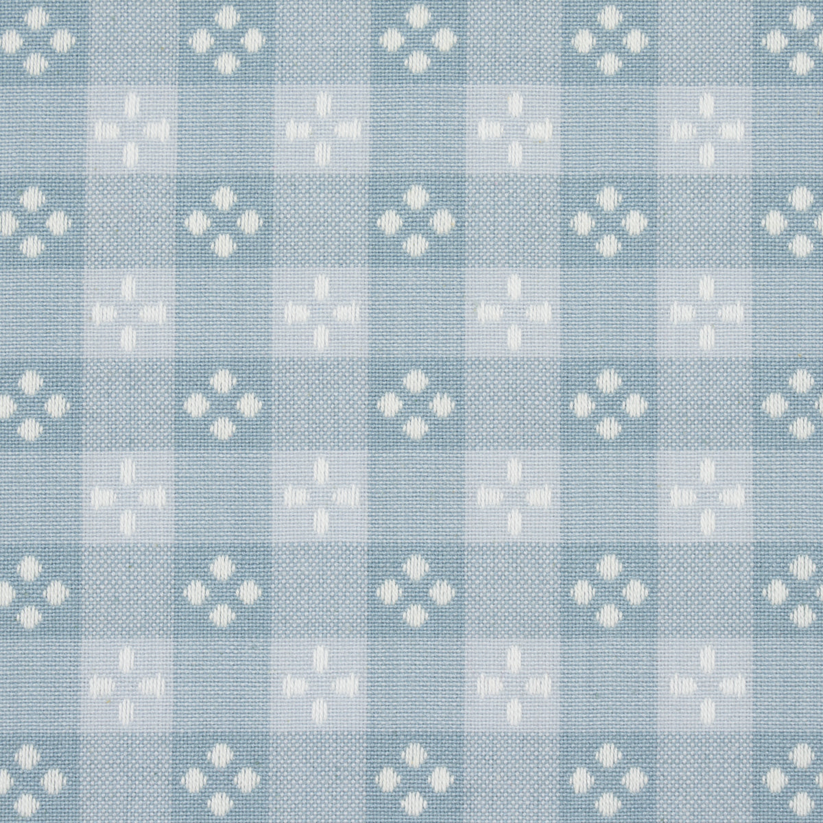 Kit Plaid fabric in Sky color - pattern number 87132 - by Schumacher in the Woven Essentials collection