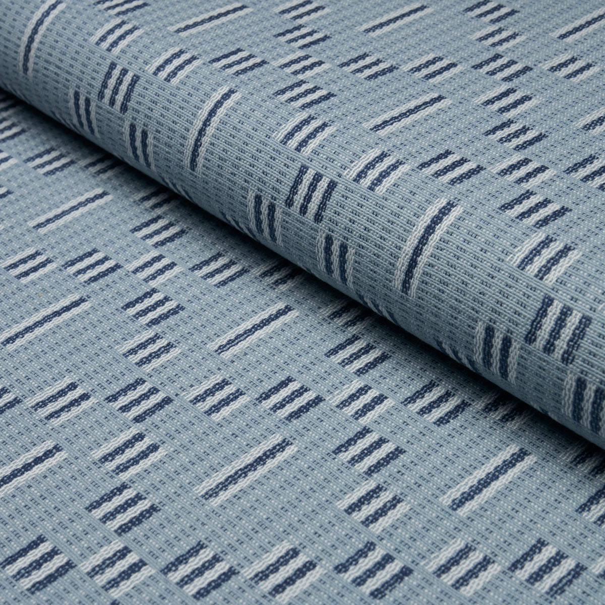 Austin fabric in Blue color - pattern number 87141 - by Schumacher in the Woven Essentials collection