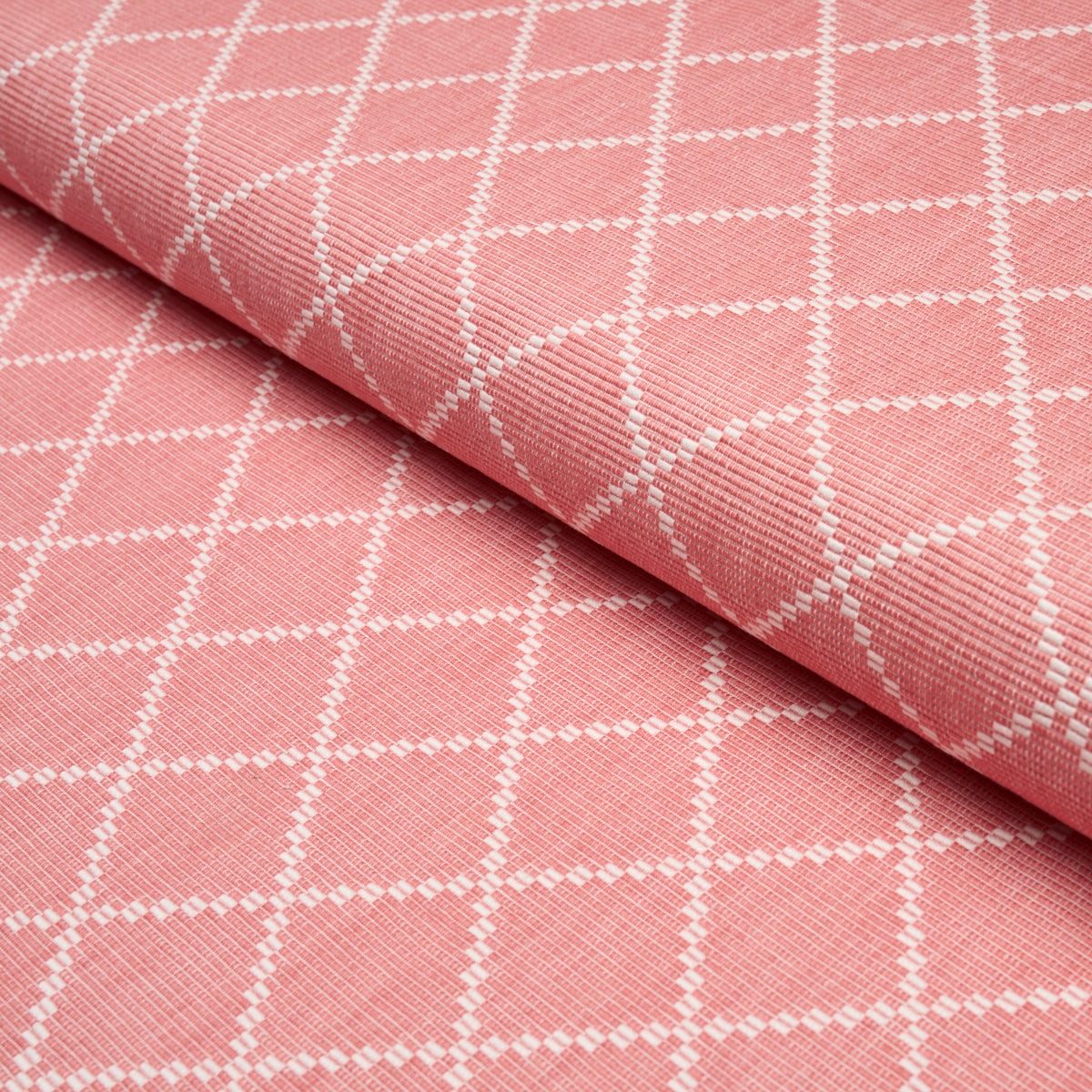 Liam fabric in Coral color - pattern number 87172 - by Schumacher in the Woven Essentials collection
