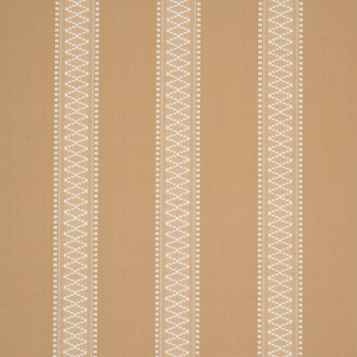 Shannon Stripe fabric in Ochre color - pattern number 87202 - by Schumacher in the Woven Essentials collection