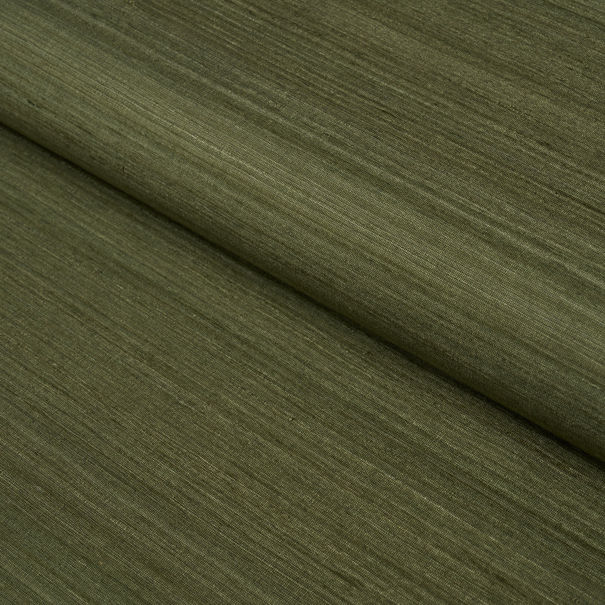Masara Handwoven Silk fabric in Herb color - pattern number 87227 - by Schumacher in the Perfect Basics: Silks collection