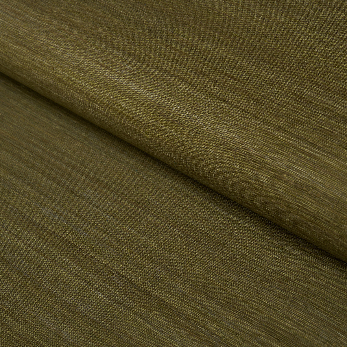 Masara Handwoven Silk fabric in Loden color - pattern number 87228 - by Schumacher in the Perfect Basics: Silks collection