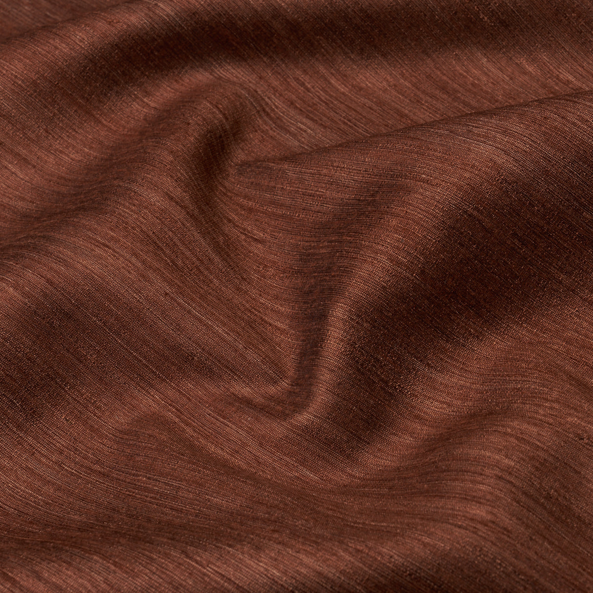 Masara Handwoven Silk fabric in Cognac color - pattern number 87229 - by Schumacher in the Perfect Basics: Silks collection