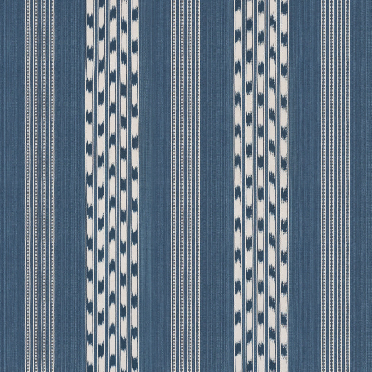 Deja Stripe fabric in Indigo color - pattern number 87241 - by Schumacher in the Bohemia collection