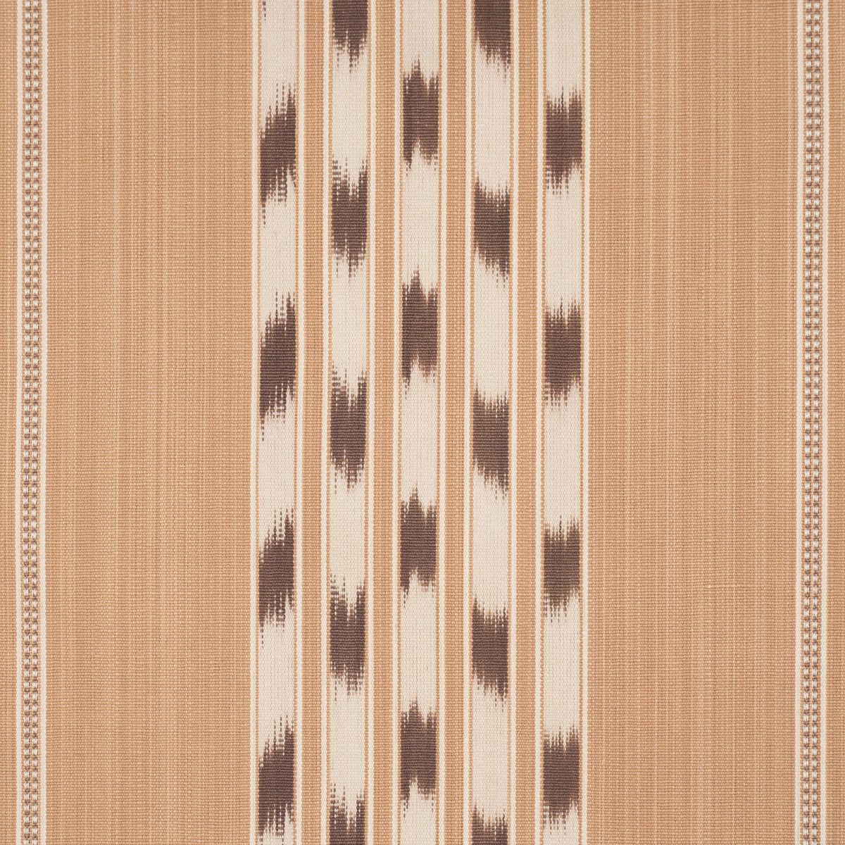 Deja Stripe fabric in Ochre color - pattern number 87242 - by Schumacher in the Bohemia collection