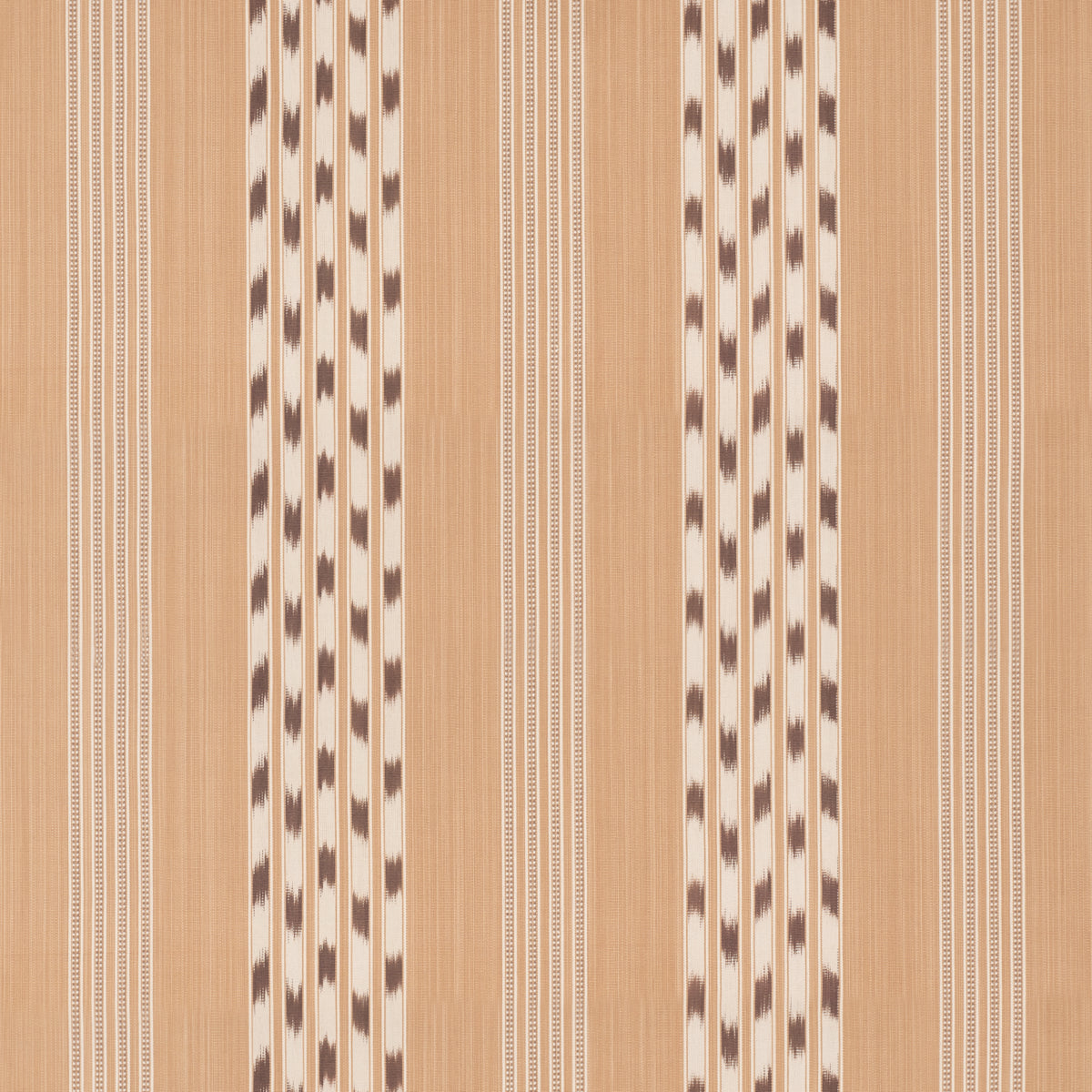 Deja Stripe fabric in Ochre color - pattern number 87242 - by Schumacher in the Bohemia collection