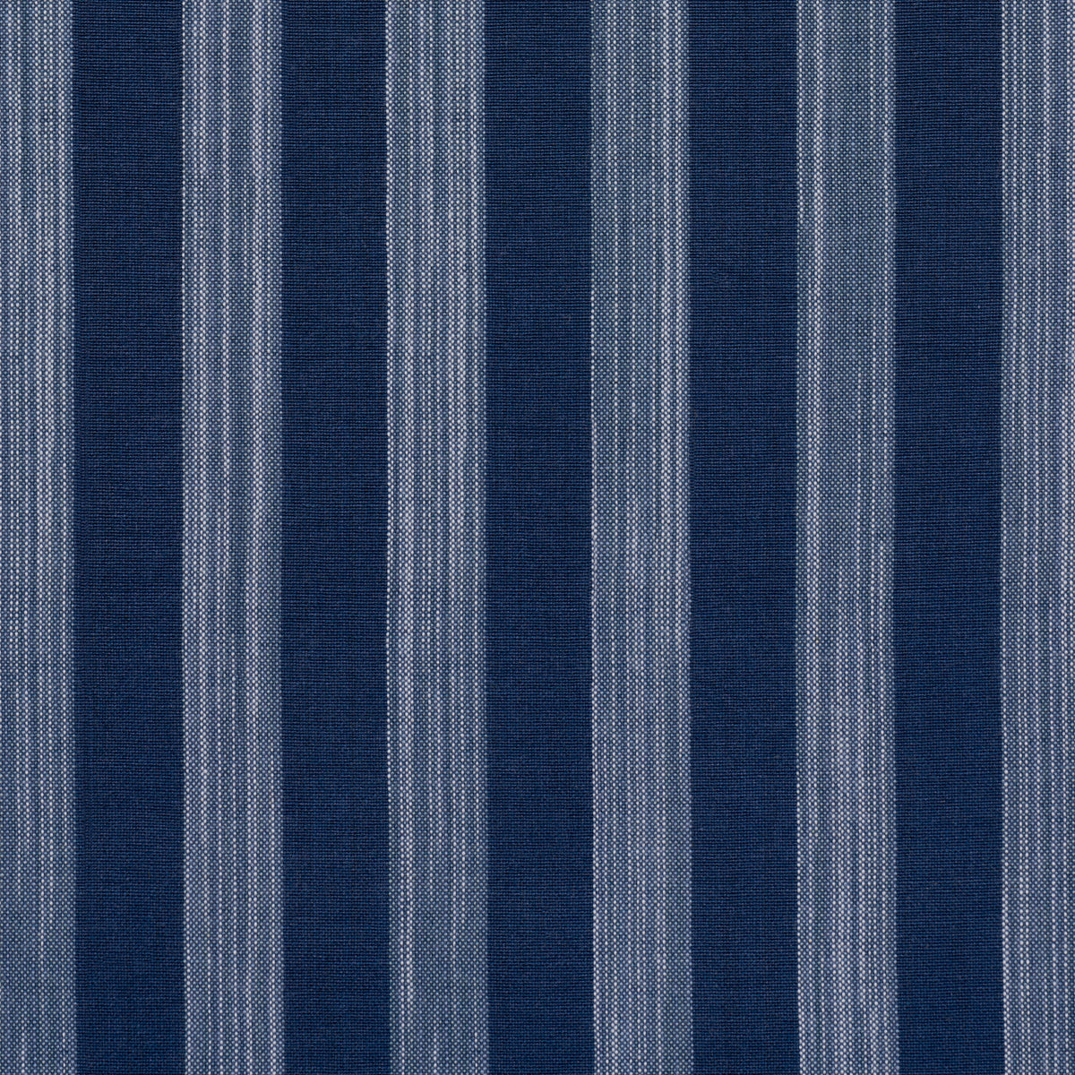 Jonah Stripe fabric in Indigo color - pattern number 87262 - by Schumacher in the Bohemia collection