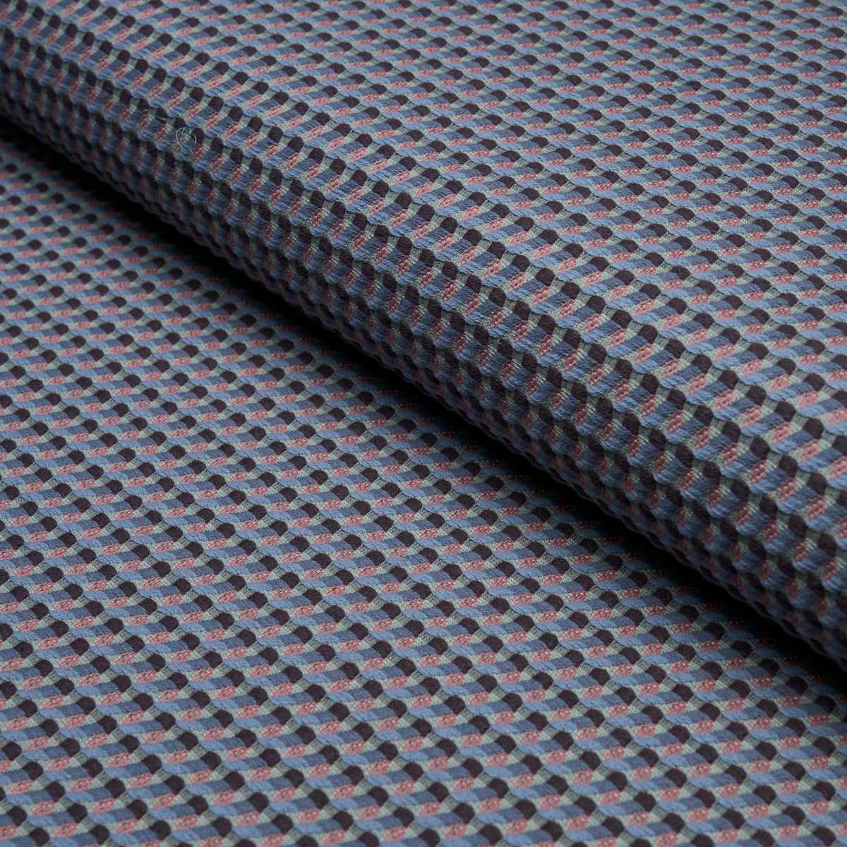 Limon Weave fabric in Denim color - pattern number 87292 - by Schumacher in the Woven Essentials collection