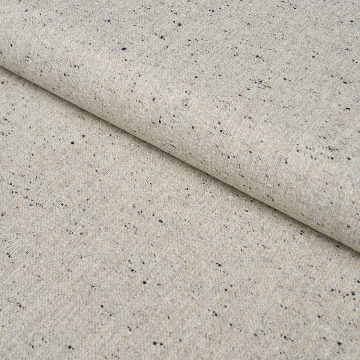 Clarke Donegal Wool Blend fabric in Light Grey color - pattern number 87310 - by Schumacher in the Patterson Flynn collection