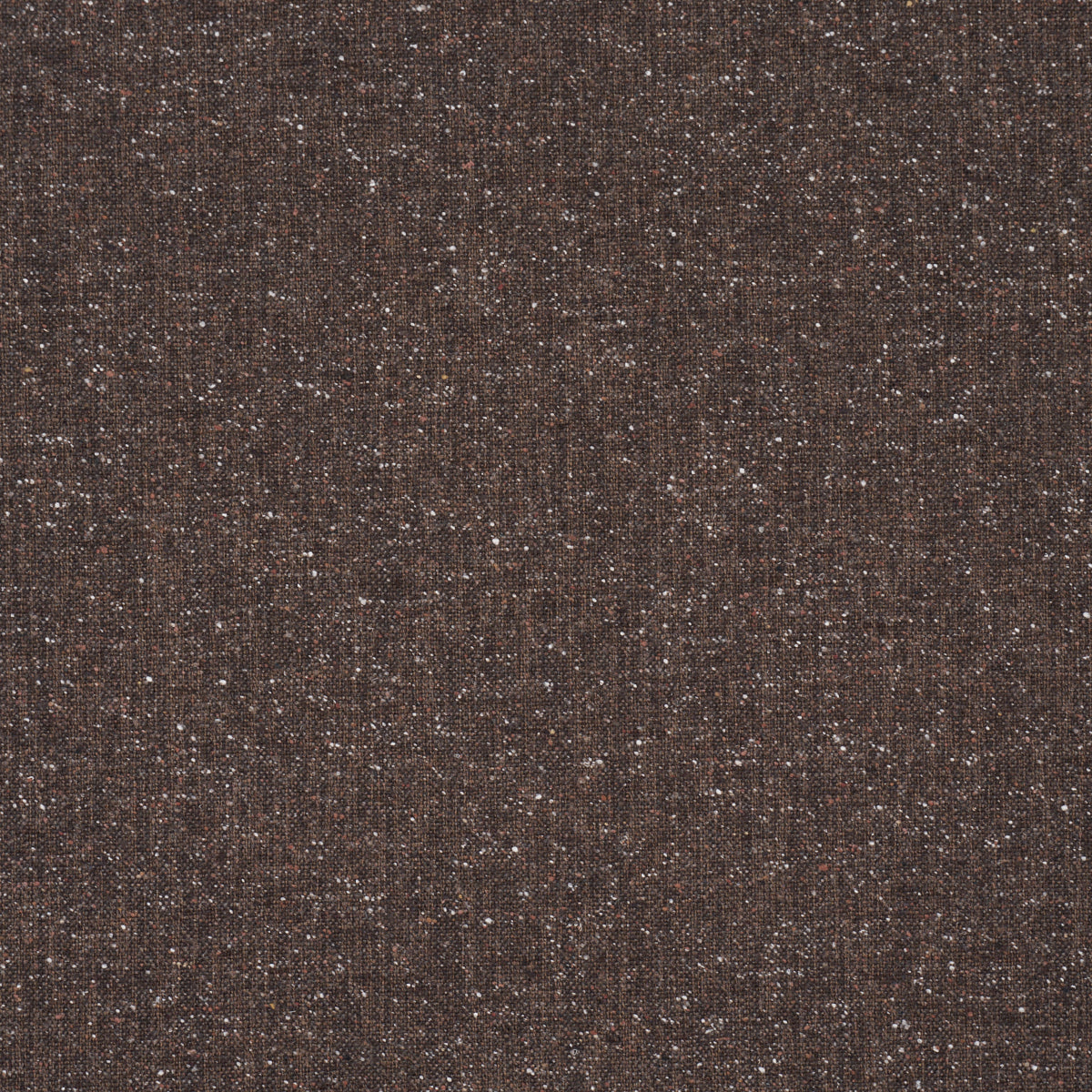 Clarke Donegal Wool Blend fabric in Dark Brown color - pattern number 87313 - by Schumacher in the Patterson Flynn collection
