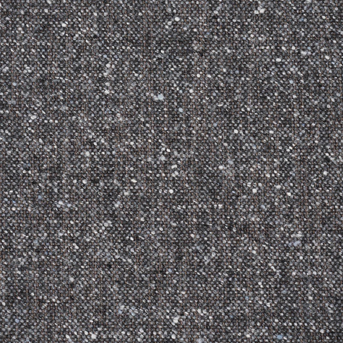Clarke Donegal Wool Blend fabric in Dark Grey color - pattern number 87314 - by Schumacher in the Patterson Flynn collection