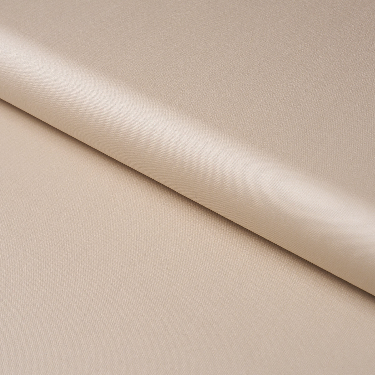 Donovan Merino Wool Sateen fabric in Taupe color - pattern number 87321 - by Schumacher in the Patterson Flynn collection
