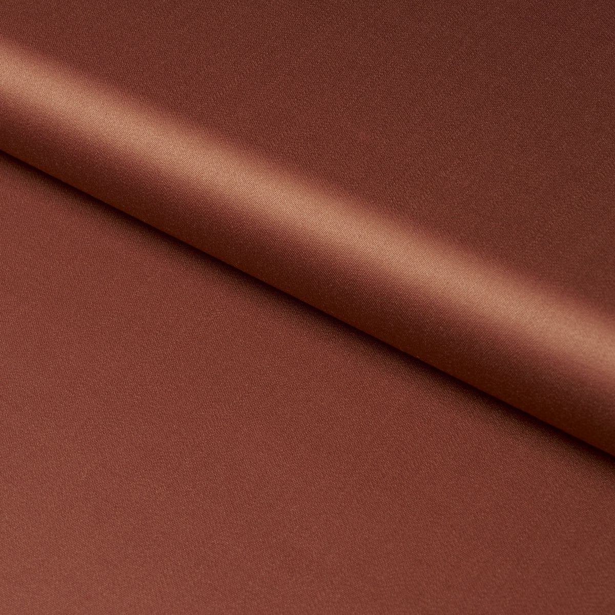 Donovan Merino Wool Sateen fabric in Rust color - pattern number 87323 - by Schumacher in the Patterson Flynn collection