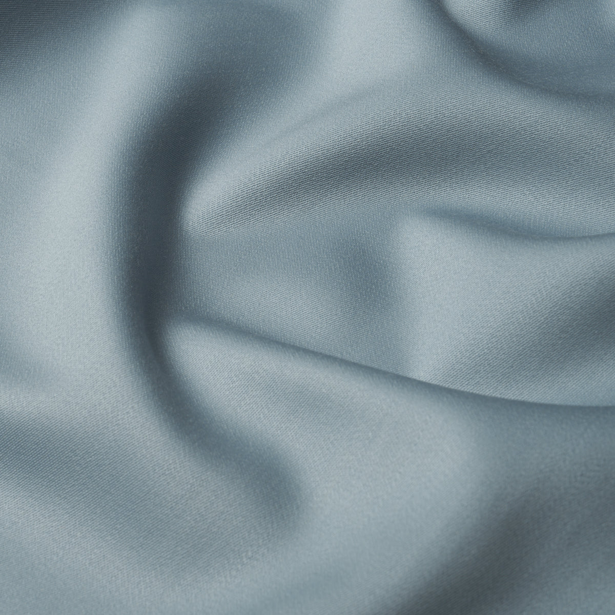 Donovan Merino Wool Sateen fabric in Blue color - pattern number 87326 - by Schumacher in the Patterson Flynn collection