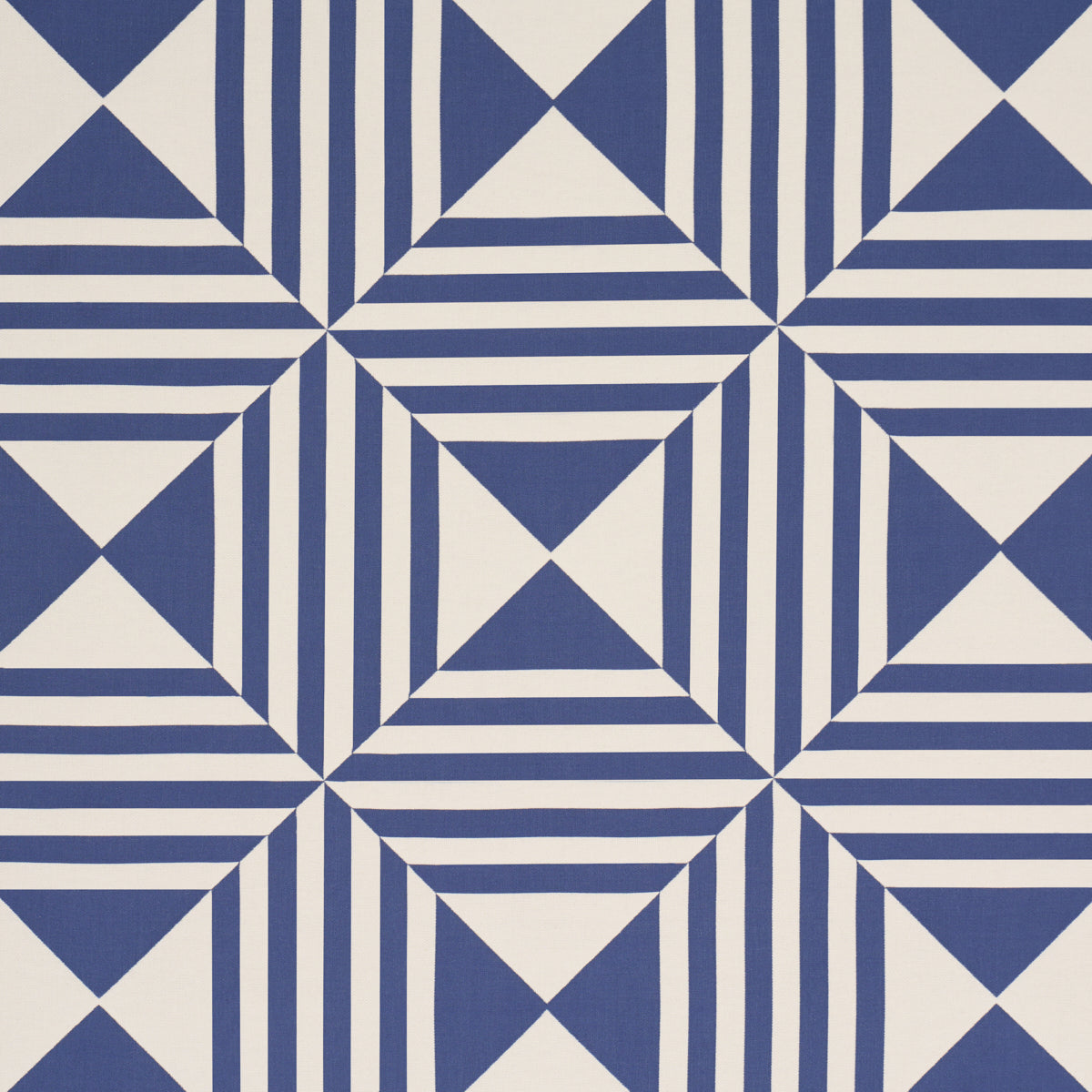 Square In A Square fabric in Navy color - pattern number 87590 - by Schumacher in the Stars and Stripes collection